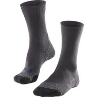 FALKE TK2 Trekkingsocken „Explore Cool“, Feuchtigkeitstransport, für Damen, grau, 37/38