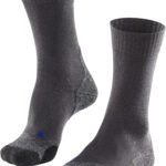 FALKE Trekkingsocken „TK2 Explore Cool“, Feuchtigkeitstransport, für Herren, grau, 39-41