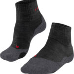 FALKE TK2 Trekkingsocken „Explore“, thermoregulierend, für Herren, grau, 42/43