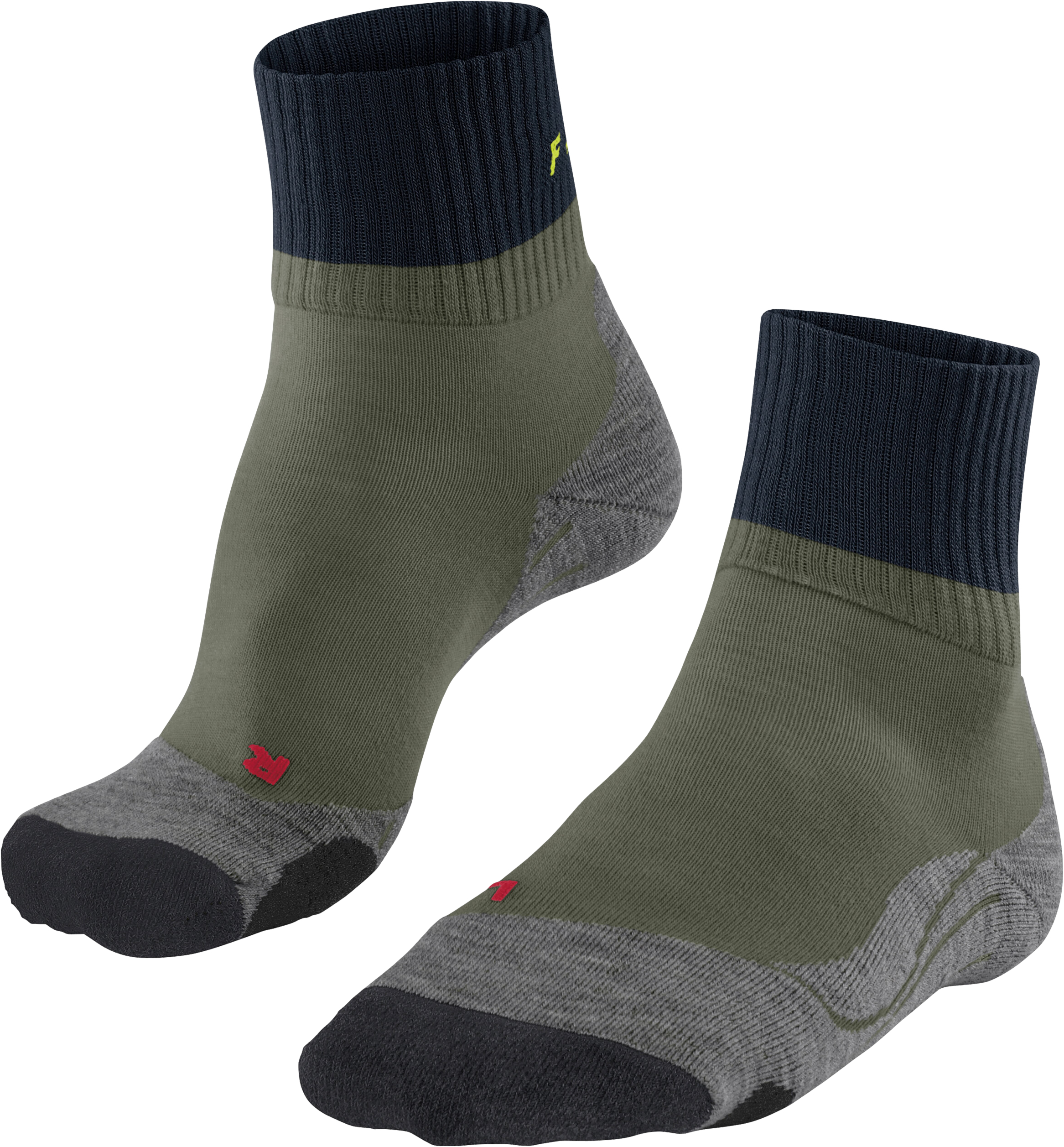 FALKE TK2 Trekkingsocken „Explore“, thermoregulierend, für Herren, grün, 46-48