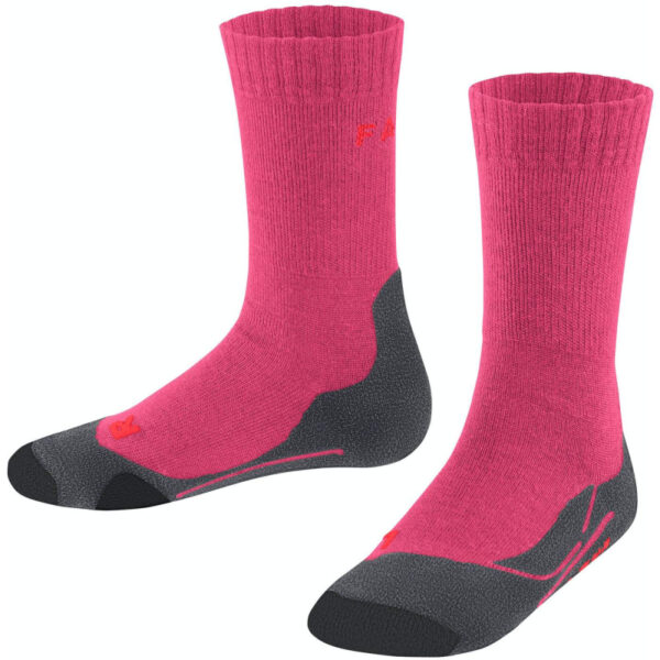 FALKE TK2 Trekkingsocken Kinder 8564 - rose 23-26 Hersteller: Falke Bestellnummer: