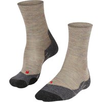 FALKE TK2 Trekkingsocken, Schurwoll-Anteil, für Damen, beige, 39/40