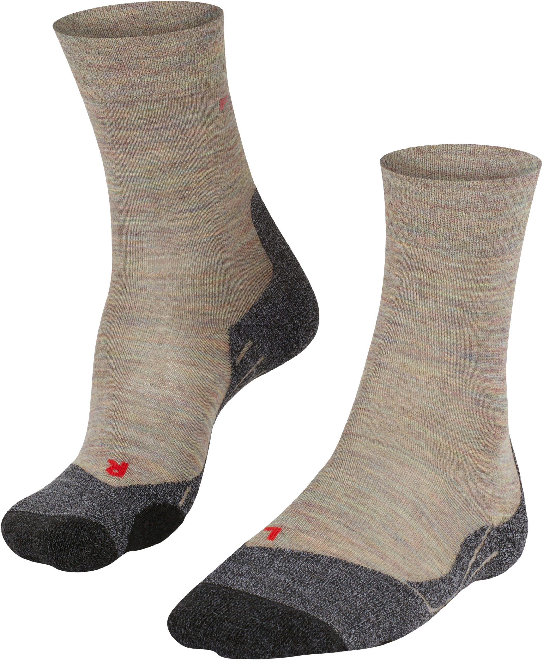 FALKE TK2 Trekkingsocken, Schurwoll-Anteil, für Damen, beige, 39/40