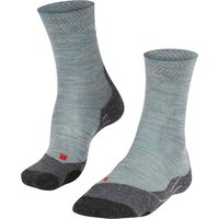 FALKE TK2 Trekkingsocken, Schurwoll-Anteil, für Damen, blau, 35/36