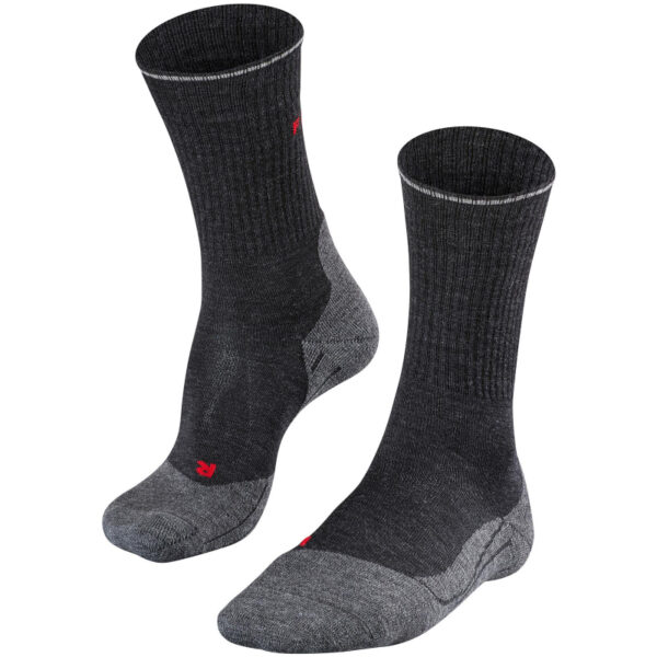 FALKE TK2 Wool Silk Trekkingsocken anthrazit melange 39-41 Hersteller: Falke Bestellnummer: