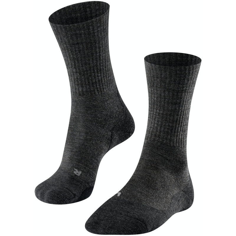 FALKE TK2 Wool Trekkingsocken Damen 3150 – smog 43-44