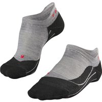 FALKE TK5 Invisible Trekkingsocken Füßlinge Damen light grey 37-38