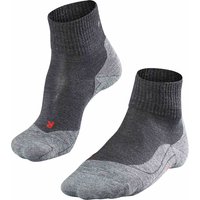 FALKE TK5 Trekkingsocken Short Damen 3180 – asphalt melange 35-36