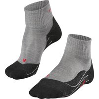 FALKE TK5 Trekkingsocken Short Damen light grey 35-36