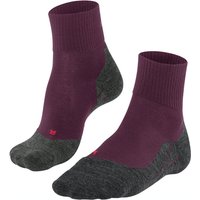 FALKE TK5 Wool Short Trekkingsocken Damen dark mauve 35-36