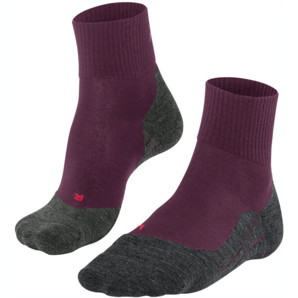 FALKE TK5 Wool Short Trekkingsocken Damen dark mauve 35-36 Hersteller: Falke Bestellnummer: