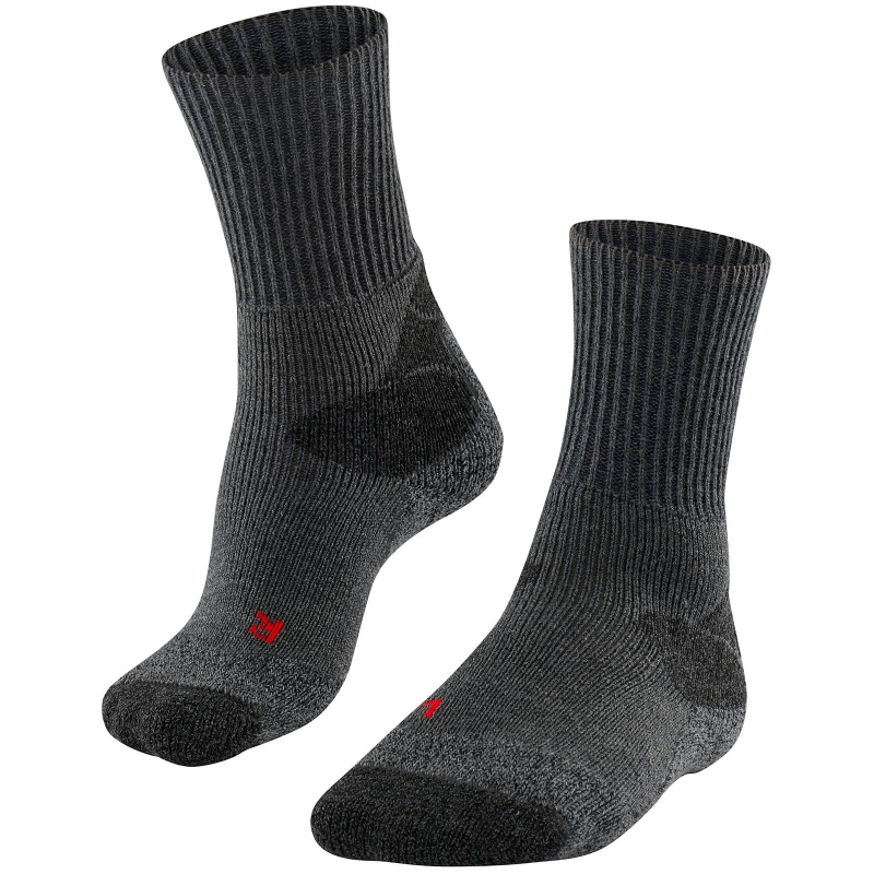 FALKE TKX Expedition Socken Herren 3180 – asphalt mel. 39-41