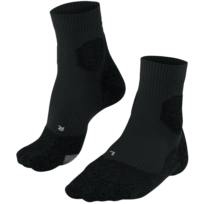 FALKE Trail Grip Laufsocken Damen 3000 – black 37-38