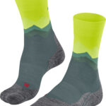 FALKE Trekking-Socken „TK2 Crest“, Merinowoll-Anteil, für Herren, gelb, 44/45