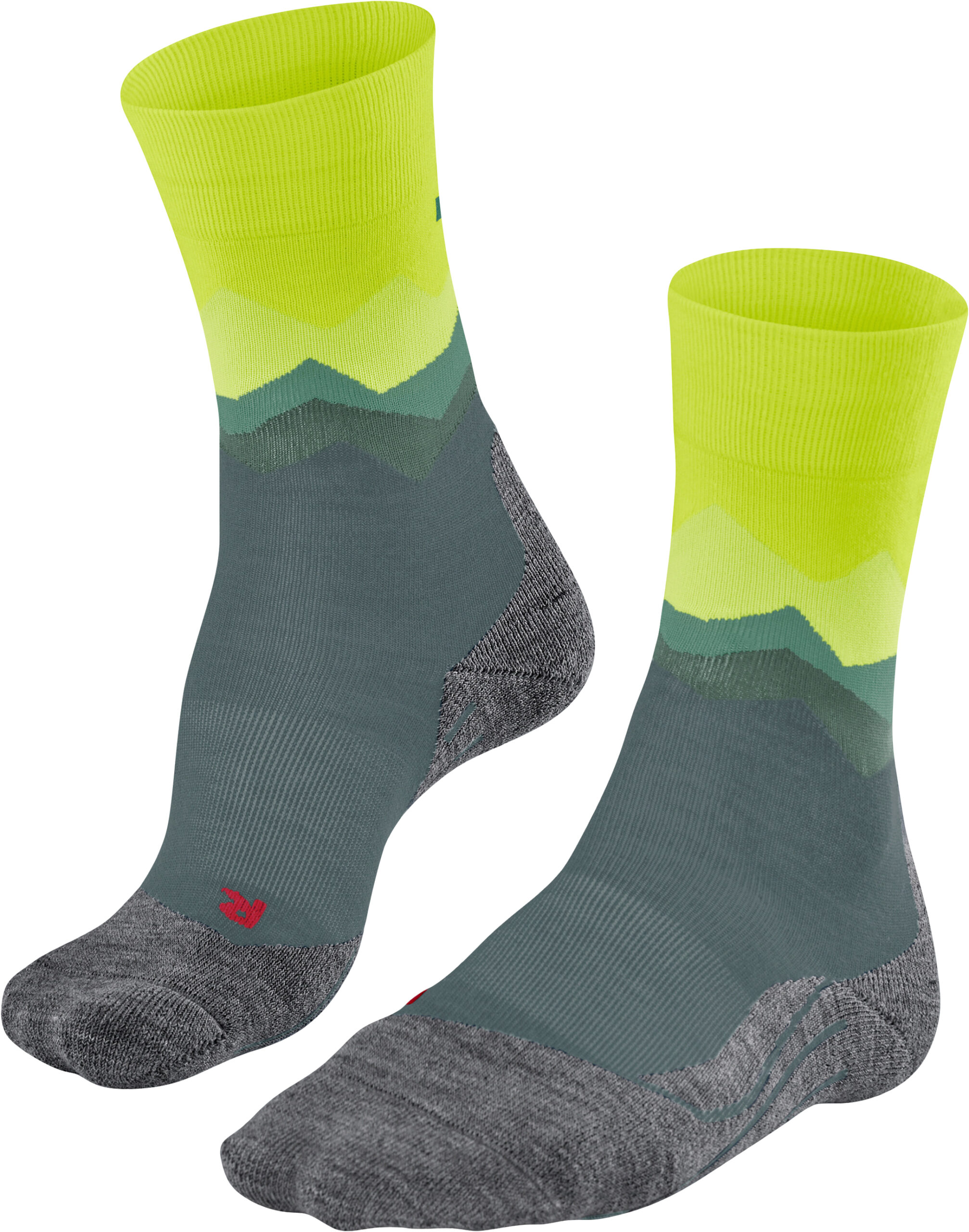 FALKE Trekking-Socken „TK2 Crest“, Merinowoll-Anteil, für Herren, gelb, 44/45