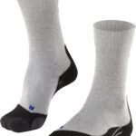 FALKE Trekkingsocken „TK2 Explore Cool“, Feuchtigkeitstransport, für Herren, grau, 44/45