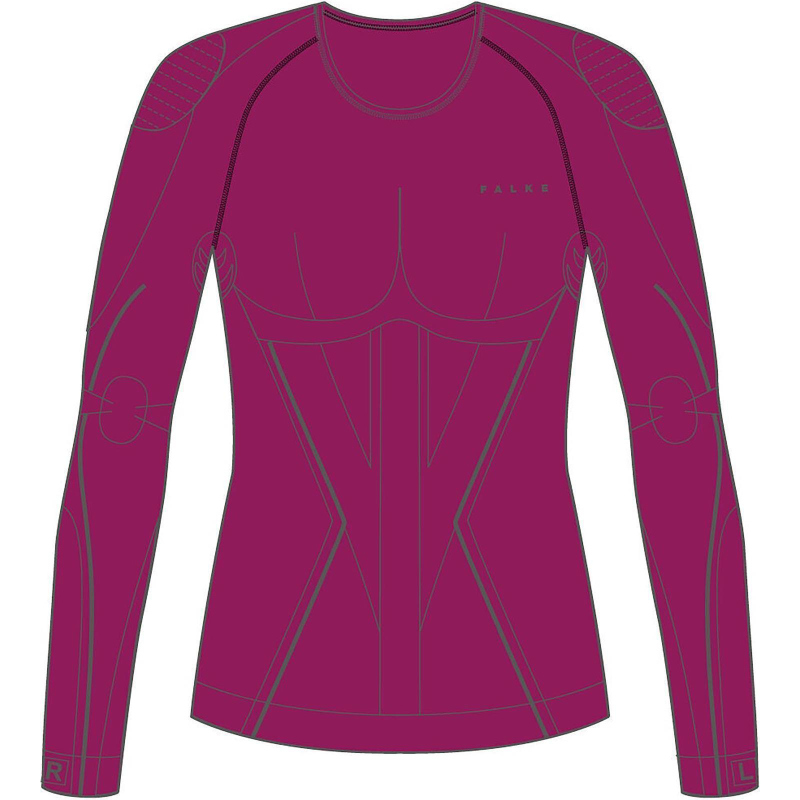 FALKE Warm langarm Funktionsshirt Damen radiant orchid M