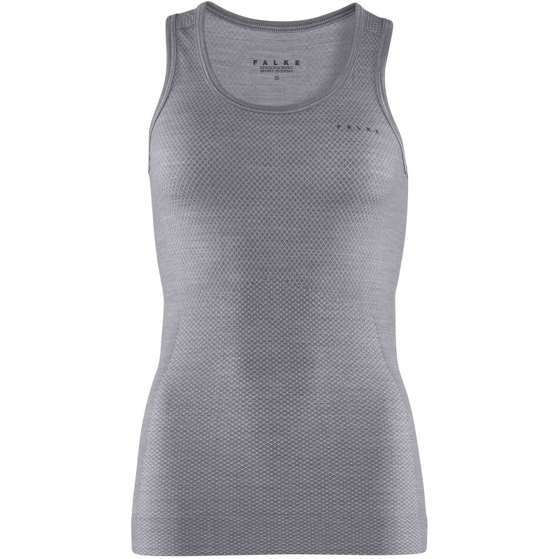 FALKE Wool-Tech Light Damen Tanktop grey-heather XS