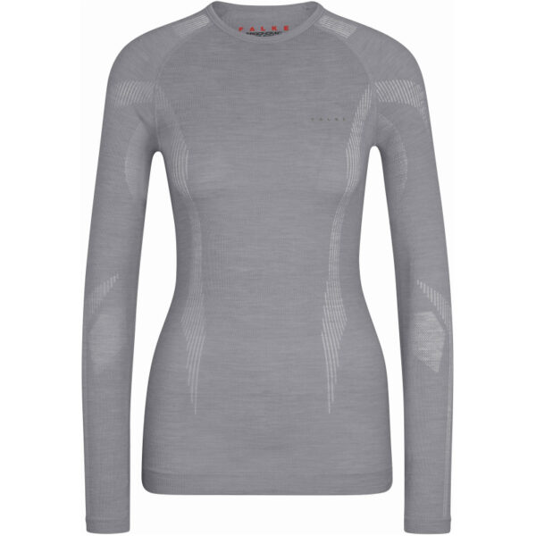 FALKE Wool Tech langarm Unterhemd Damen 3757 - grey-heather L Hersteller: Falke Bestellnummer: