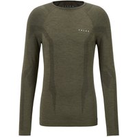 FALKE Wool Tech langarm Unterhemd Herren 7830 – olive L