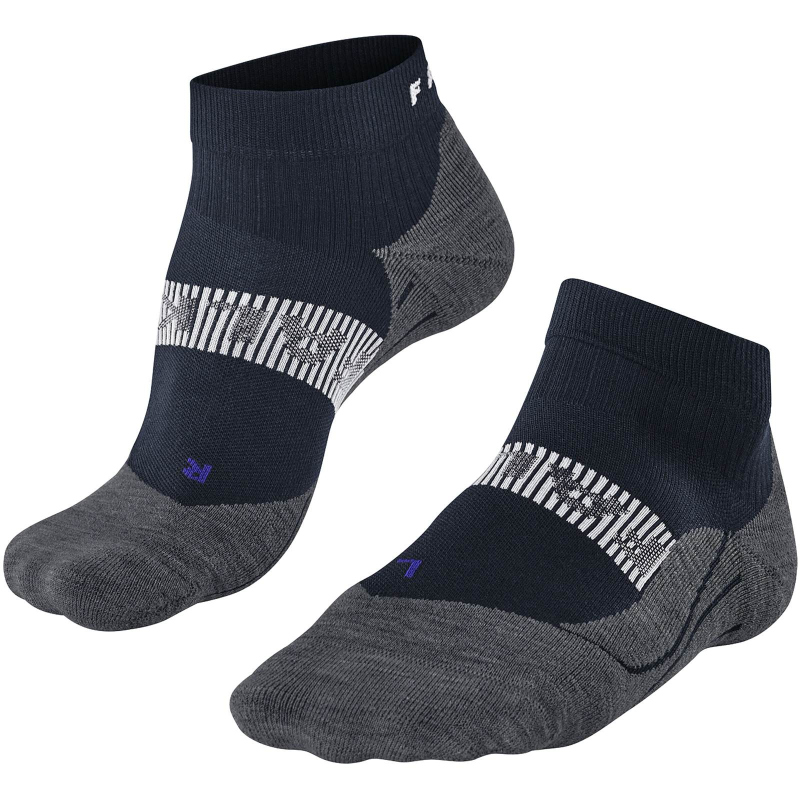 FALKE kurze Endurance Cool Laufsocken Herren 6116 – space blue 39-41