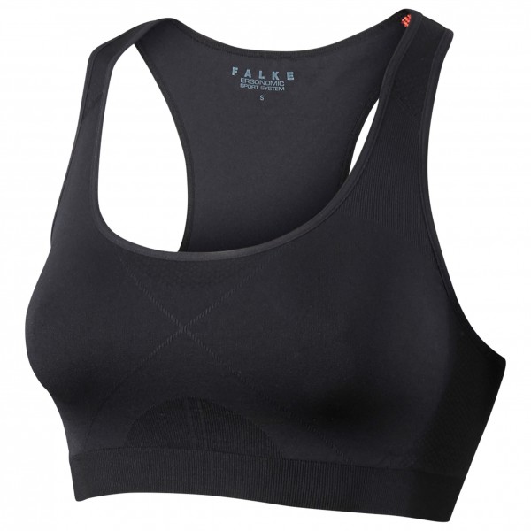 Falke – Women’s Bra Top Madison Low Support – Sport-BH Gr XS schwarz