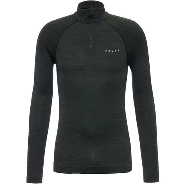 Falke Wool-Tech LS Zip-Shirt Regular Fit M Herren (Schwarz XXL ) Skiunterwäsche Hersteller: Falke Bestellnummer:4067112090868