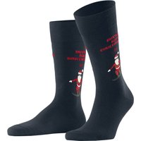 Burlington Socken mit Santa-Motiv und Stretchanteil