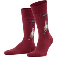 Burlington Socken mit Santa-Motiv und Stretchanteil