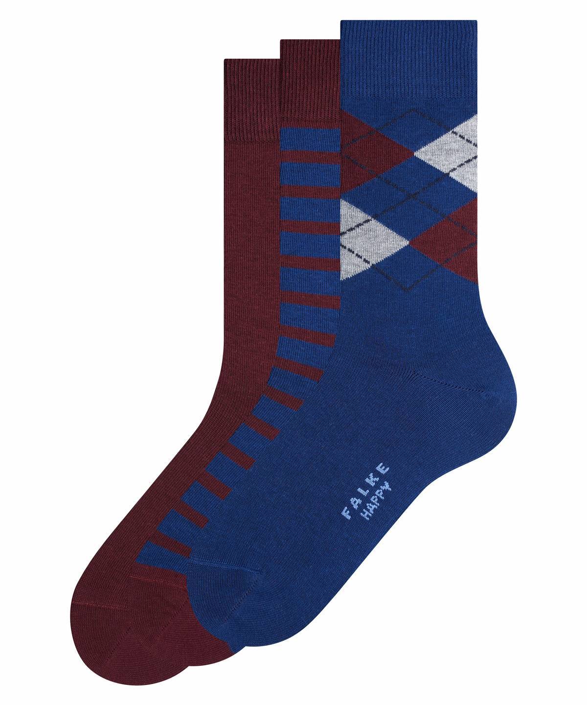 FALKE Happy Box 3P SO Herren Socken Mehrfarbig One size Hersteller: Falke Bestellnummer:4043874796729