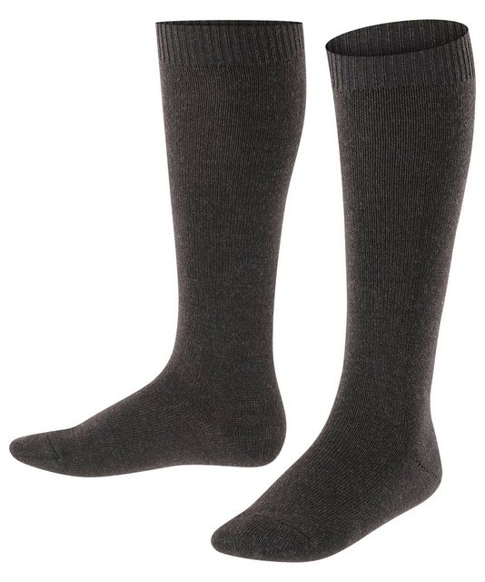 FALKE Kniestrümpfe Comfort Wool Baumwolle/Merinowolle-Mix