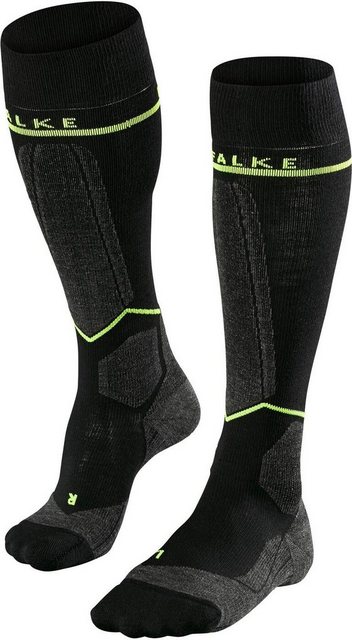 FALKE Skisocken FALKE SK Energizing Wool 3171 black-lightning Hersteller: Falke Bestellnummer:4043874146517