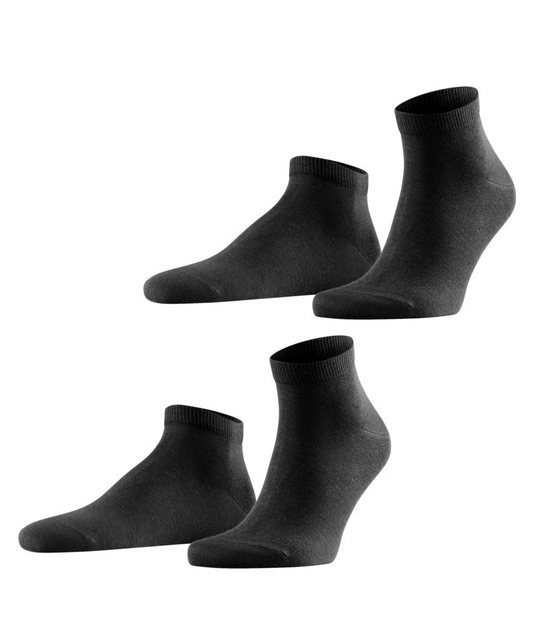 FALKE Sneakersocken Happy 2-Pack Set aus 2 Paar Baumwollsneakern