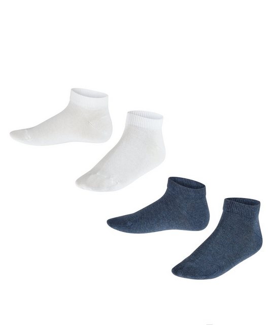 FALKE Sneakersocken Happy 2-Pack Set aus 2 Paar Baumwollsneakern