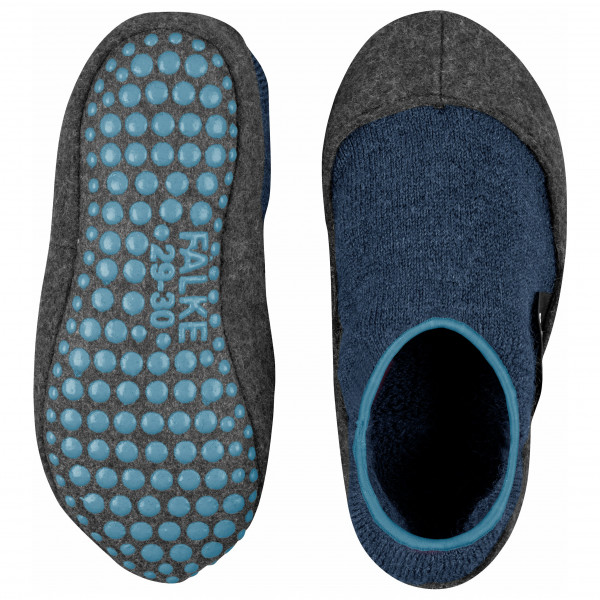 Falke - Kid's Cosy Slipper Catspads - Hüttenschuhe Gr 31-32 blau Hersteller: Falke Bestellnummer:4031309091426