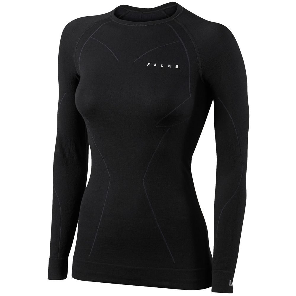 Falke - Merinowolle Longsleeve Damen schwarz Hersteller: Falke Bestellnummer: