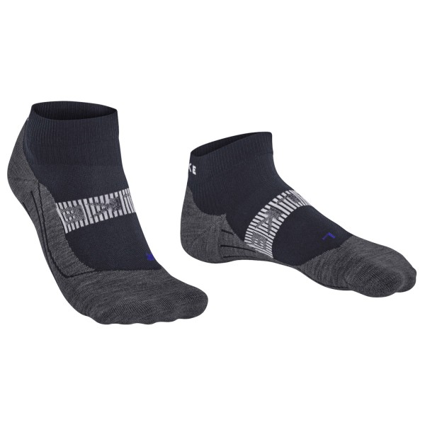 Falke – RU4 Endurance Cool Short – Laufsocken Gr 44-45 grau/blau