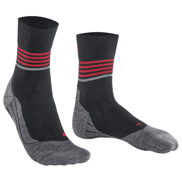 Falke - RU4 Endurance Reflect - Laufsocken Gr 44-45 schwarz/grau Hersteller: Falke Bestellnummer:4031309850047