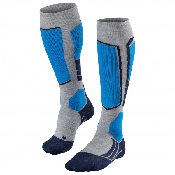 Falke – SK 2 Wool – Skisocken Gr 44-45 blau/grau