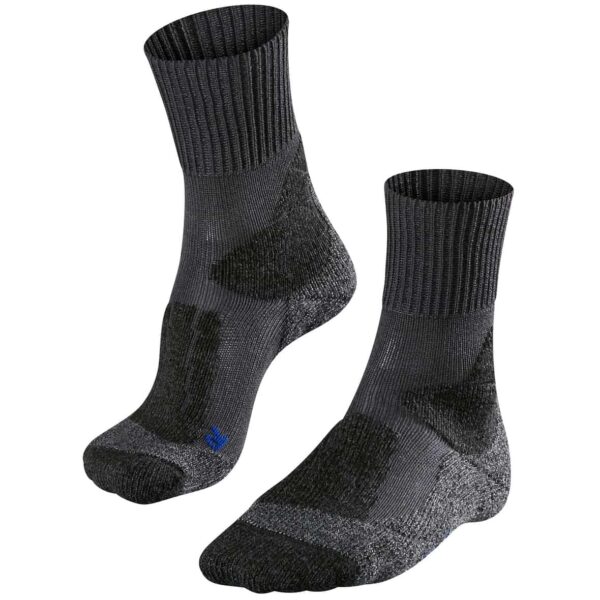 Falke TK1 Adventure Cool Damen Wandersocken (Anthrazit 41-42 EU) Trekkingbekleidung Hersteller: Falke Bestellnummer:4043874025317