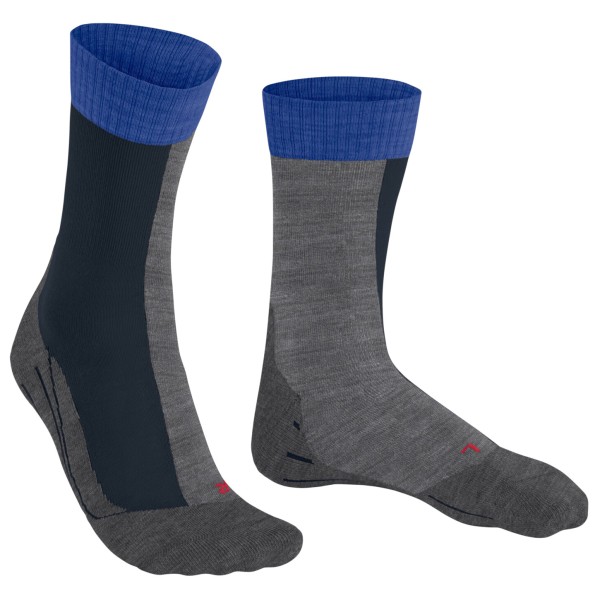 Falke – TK2 Explore Mid – Wandersocken Gr 39-41 grau/blau