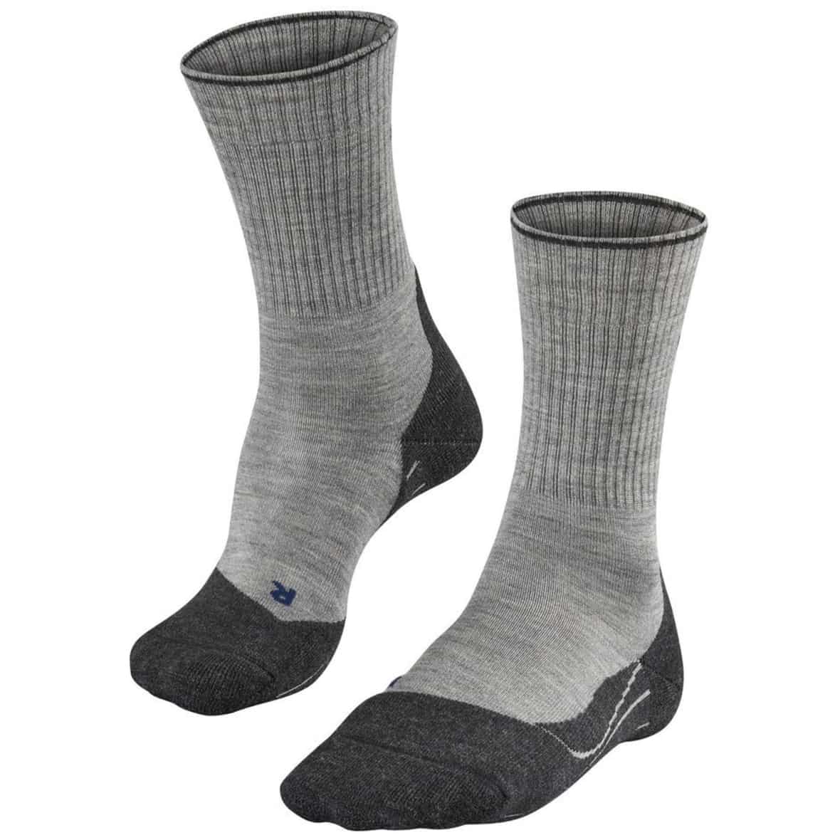 Falke TK2 Explore Wool Silk Damen Wandersocken (Hellgrau 35-36 EU) Trekkingbekleidung Hersteller: Falke Bestellnummer:4043874265102