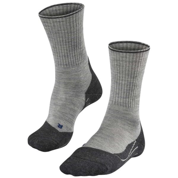 Falke TK2 Explore Wool Silk Herren Wandersocken (Hellgrau 46-48 EU) Wandersocken Hersteller: Falke Bestellnummer:4043874264143