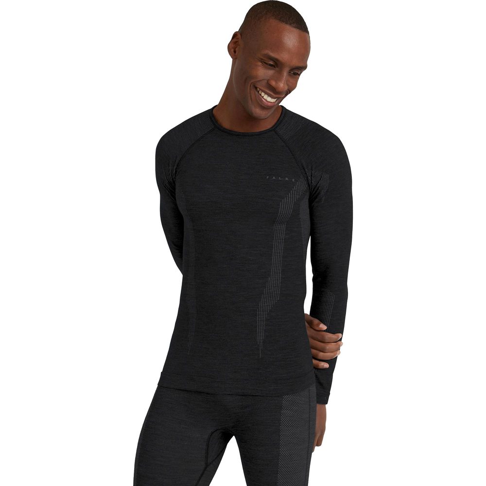 Falke – WT Longsleeve Herren schwarz