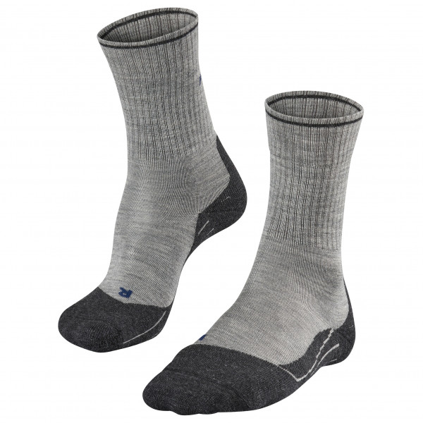 Falke - Women's TK2 Wool Silk - Wandersocken Gr 41-42 grau Hersteller: Falke Bestellnummer:4043874265133