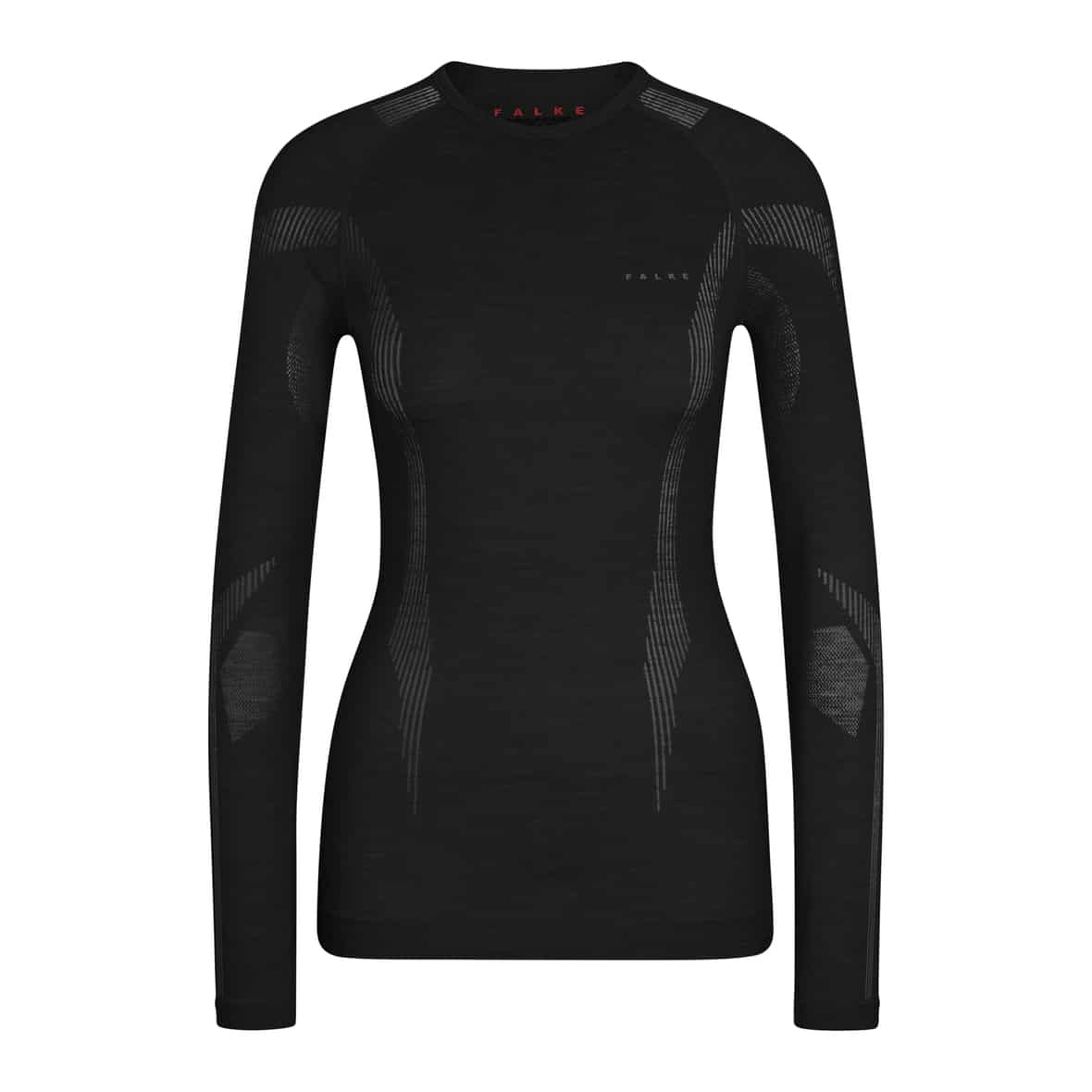 Falke Wool-Tech LS-Shirt Regular Fit W Damen (Schwarz M ) Kletterbekleidung Hersteller: Falke Bestellnummer:4067112002267