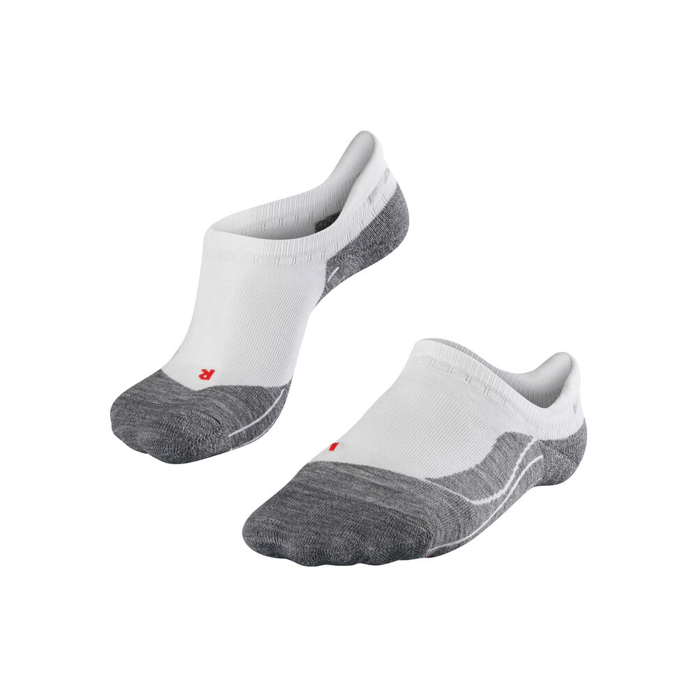 RU4 Endurance Invisible Laufsocken Damen – Weiß, Grau