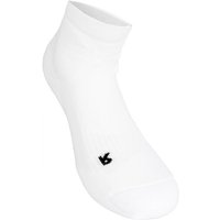 TE2 Short Tennissocken Herren – Weiß, Schwarz